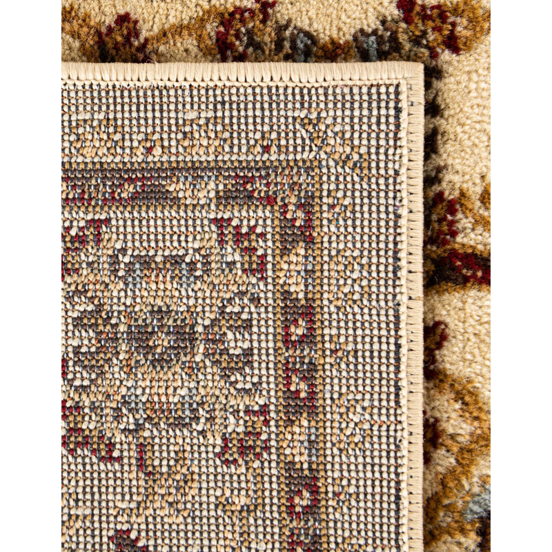 Tapis oriental Niles, Rectangle 6 pi 1 po x 9 pi, Crème