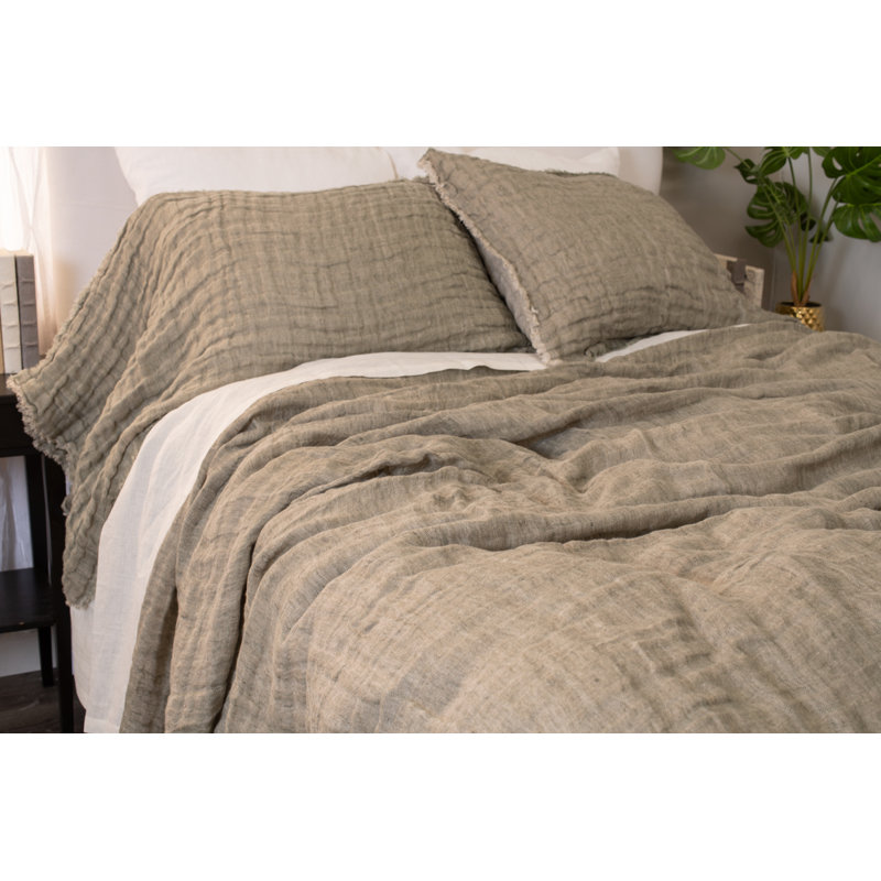 Kenton Linen Coverlet, Twin Coverlet/Bedspread