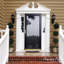 2-1/2"P Segment Arch W/ Flankers 3 Spoke Architectural Grade PVC Pediment-41853256