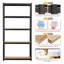Color 90cm W Steel Storage Rack-1054924444