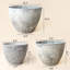 Ensemble de 3 pots à fleurs en plastique pour plantes d'extérieur Nova-1094140278