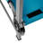 Disc-O-Bed Youth Single Cot Kid-O-Bed, Portable Bunk with Travel Carry Bag, Teal