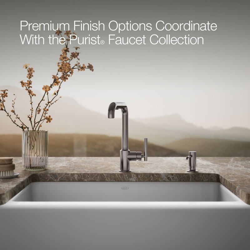 Purist Soap/Lotion Dispenser, Titanium