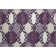 Tapis aubergine de qualité supérieure lavable à la machine Prisco