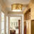 2-Light Star Cutout Flush Mount Ceiling Light