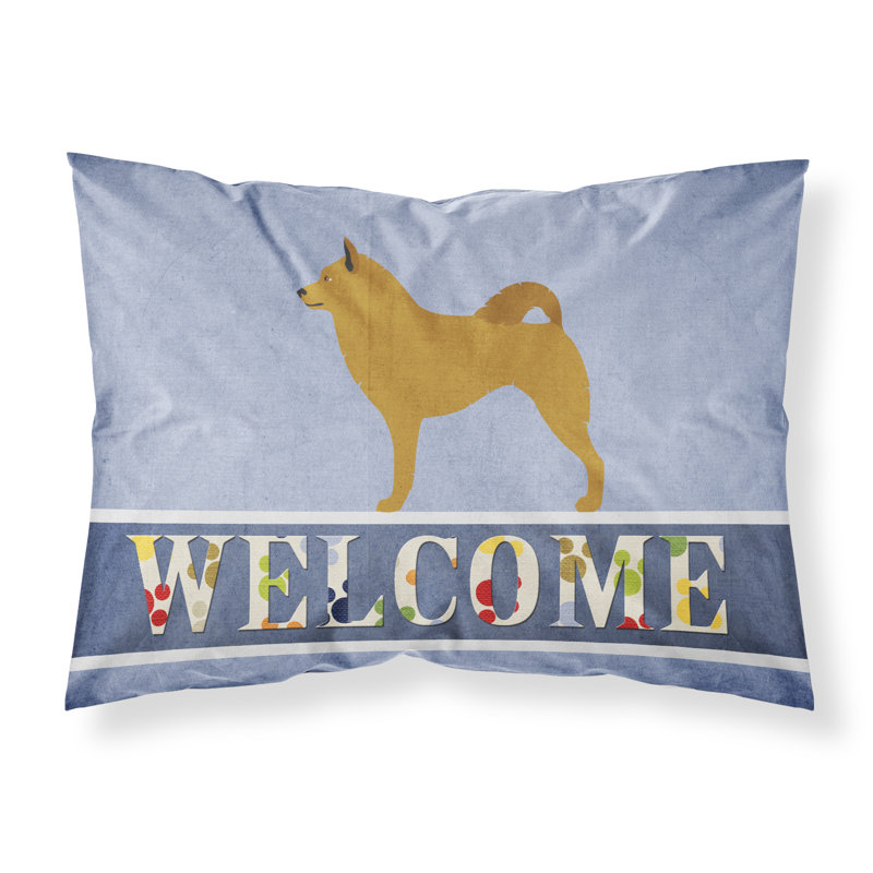 Taie d’oreiller welcome, Spitz finlandais
