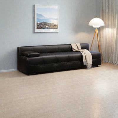 Élégante chaise longue élégante en similicuir