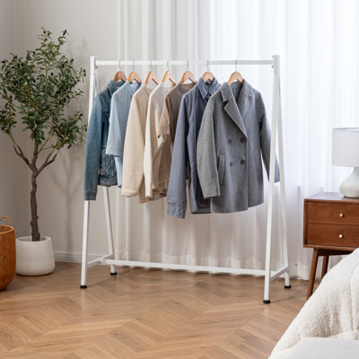 A-Frame Metal Freestandign Clothes Storage Rack