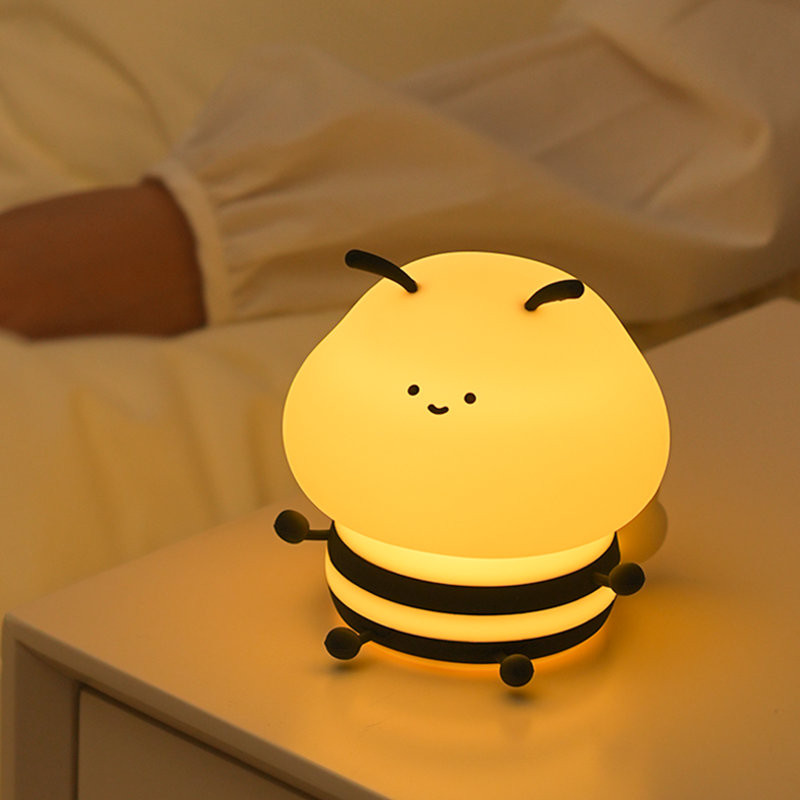 Cartoon Bee Pattern LED Night Light