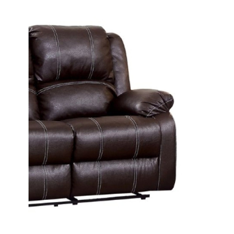 Causeuse inclinable en cuir synthétique Zuriel