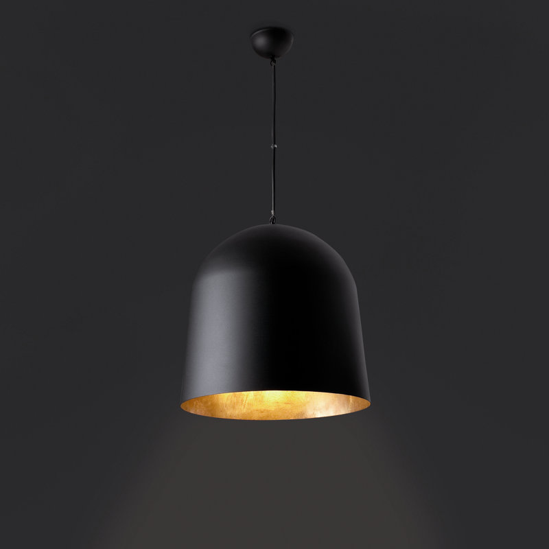 Noble 3 - Light Black Dome Pendant