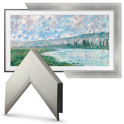 Brushed Stainless Deco TV Frame for Samsung Frame TV Brushed Stainless Deco TV Frame for Samsung Frame TV
