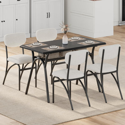 Side Chair in Beige