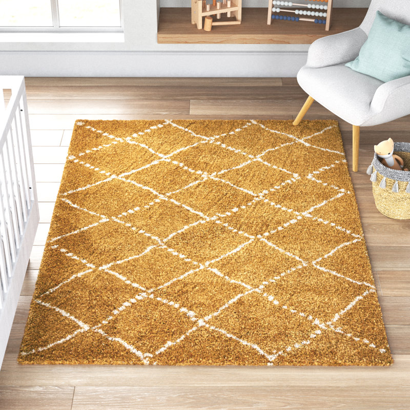 Adelaida area rug Machine Woven Rectangle Yellow, Rectangle 120 x 170cm