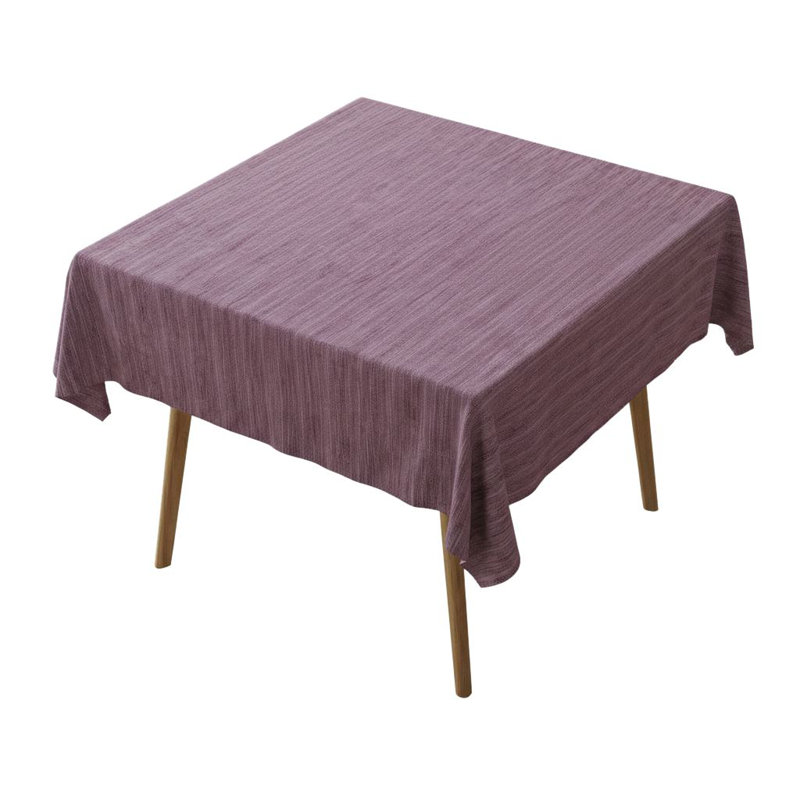 Elegant Tablecloth (55 x 55 Inches), 65% Cotton / 35% Polyester, Easy Clean, Machine Washable at 86°F, Tumble Dryer Safe, Ironable | Perfect for Dining Table & Special Occasions, Durable & Stylish Design