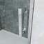 Opal Mirage MCOCOD Porte de douche coulissante simple sans cadre à fermeture en douceur avec verre transparent de 3/8 po (10 mm) de l 51 à 54,75 po x H 76 po-116403489