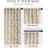Linen Blend Semi Sheer Pod Pocket Floral Patterned French Country Curtains-1867900611-1867900613