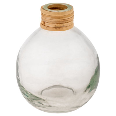 CATALINA GLASS & CANE WRAPPED VASES SMALL (S23)