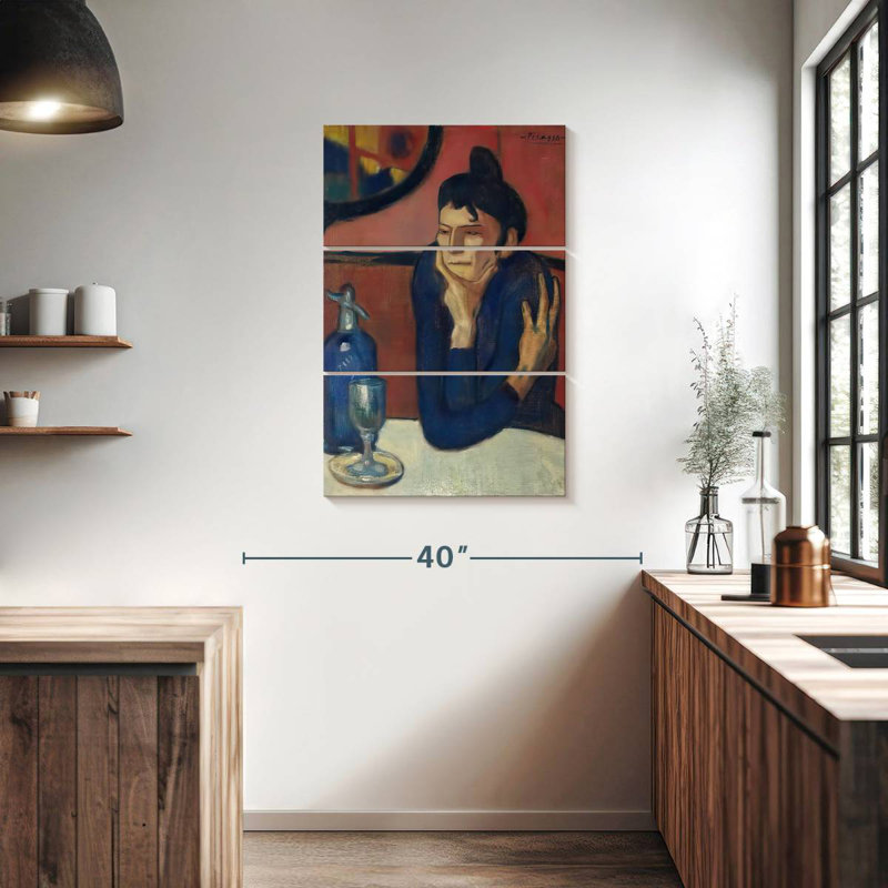 Le buveur d'absinthe, 38" H x 24" W