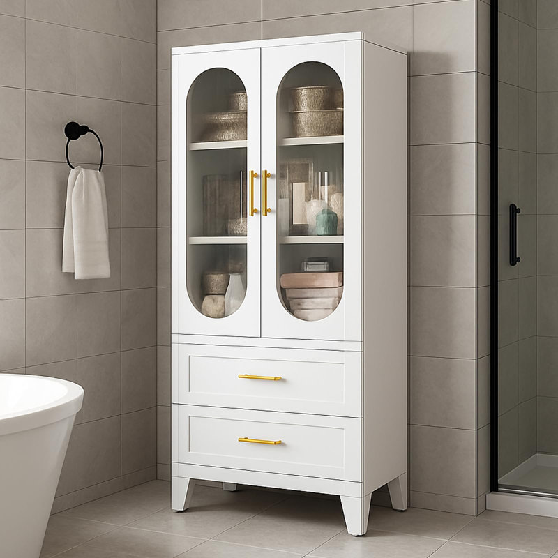 2 - Door Rectangle Accent Cabinet