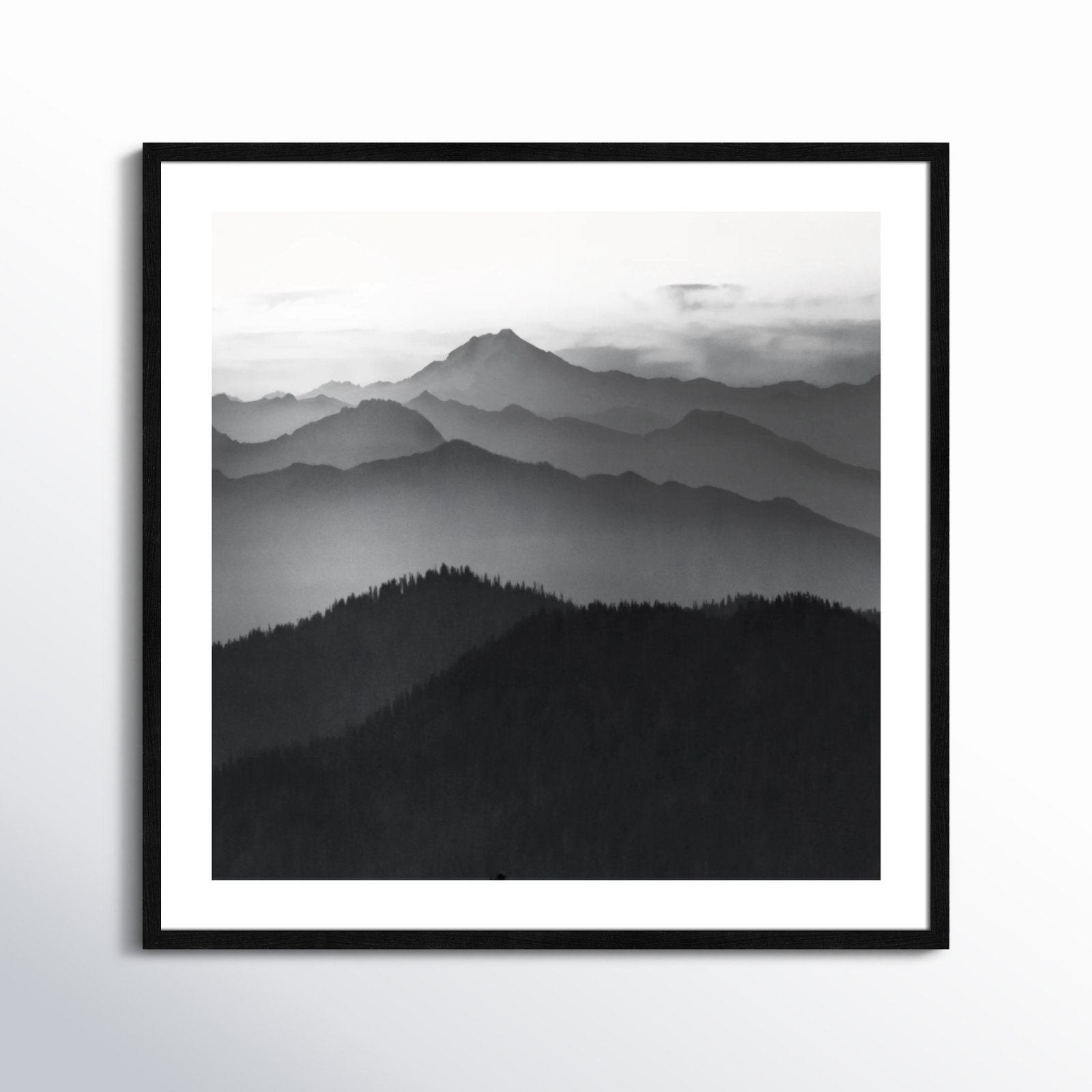 Cascades by Danita Delimont, 32" H x 32" W x 0.75" D, Black Framed
