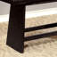 Banquette de hauteur de comptoir moderne moderne de style contemporain 1pc