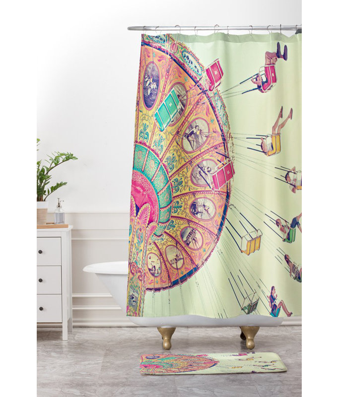 Tapis pour salle de bain dizzying haut