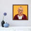 Dalai Lama by Amit Shimoni - Floater Frame Print on Canvas-192921810-192921814