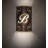 Personalized Steel Flush Mounted Sconce