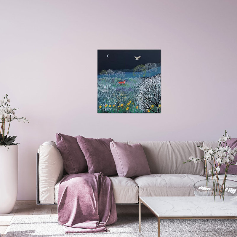 «Spring Night» par Jo Grundy - impression non encadrée, H 24 po x l 24 po x P 0,25 po