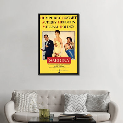 « sabrina film », affiche rétro sur toile