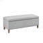 Banc de rangement rectangulaire à fermeture douce