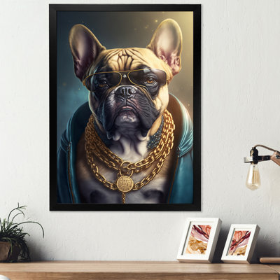 «Frenchie Gangster in NYC IV», impression sur toile
