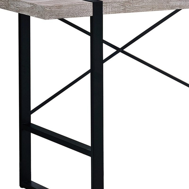 24" Rectangular Computer Desk, Taupe