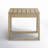 Table d'appoint d'extérieur en bois d'eucalyptus massif Gavina