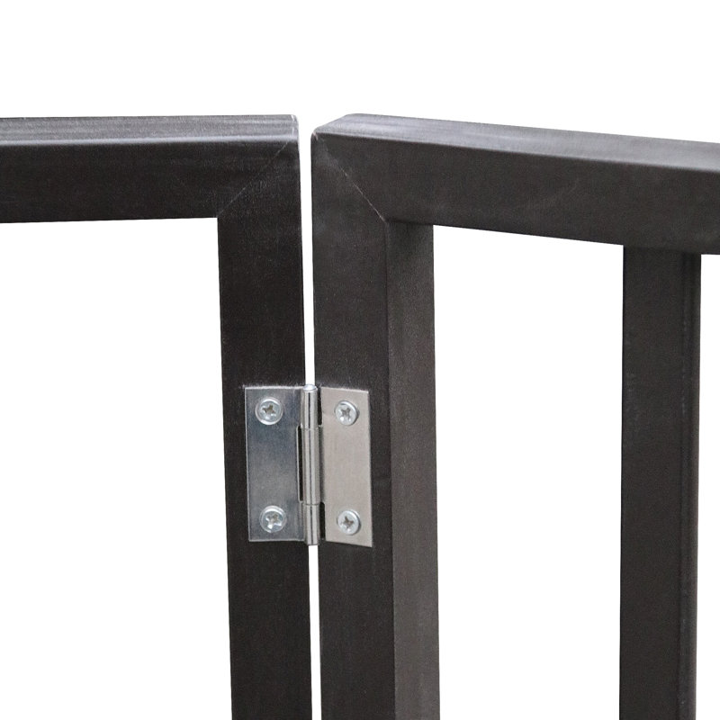 Dirickson Wood Free Standing Pet Gate