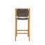 Tabouret de bar d'extérieur en bois d'acacia - Teck