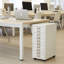 Mini classeur en métal à 10 niveaux avec classeur, pour bureau à domicile