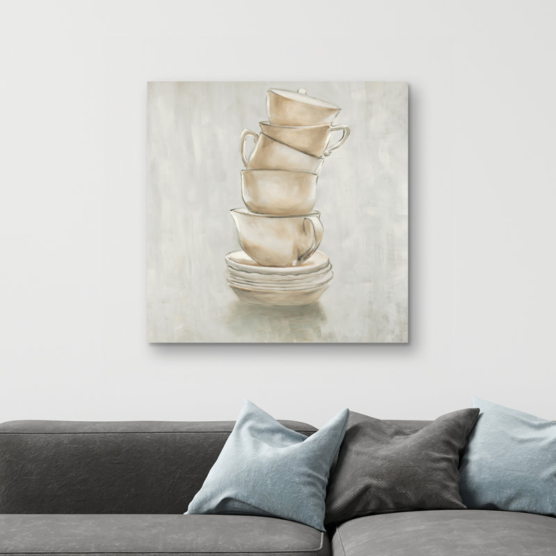 Coffee mugs - 32"x32" art on canvas