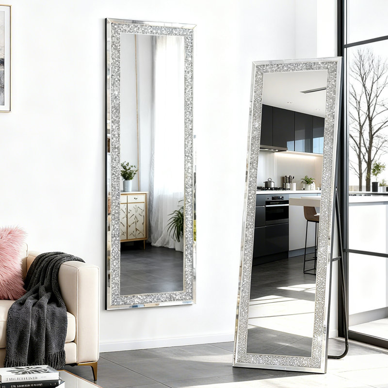 Miroir de salle de bain Kulkarni, 58,8 po x 17,5 po