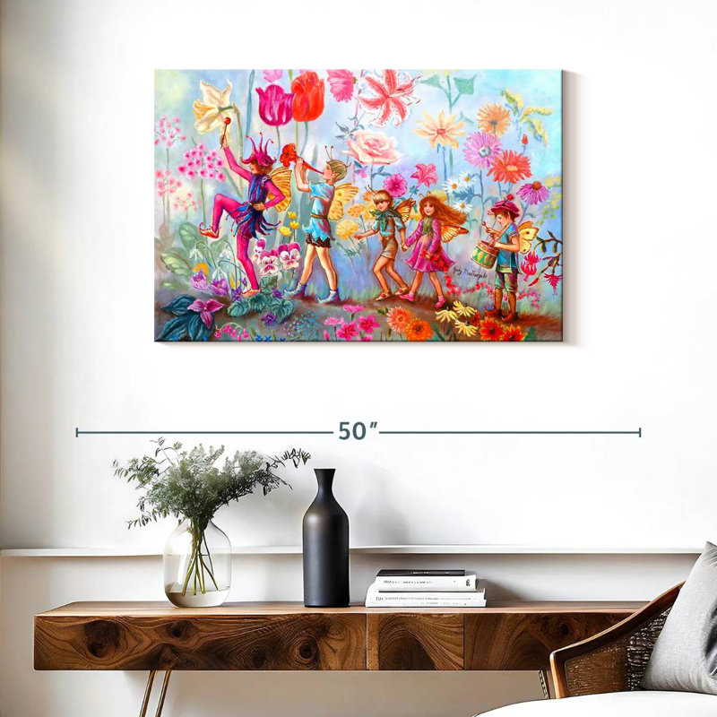 Ashelle Parade Of Flowers, 24" H x 36" W