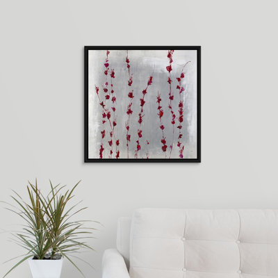 « grenades fleur », peinture sur toile