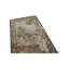 Hand-Knotted High-Quality Green and Beige Runner