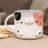 Trinx Handmade Calico Morning Ceramic Mug