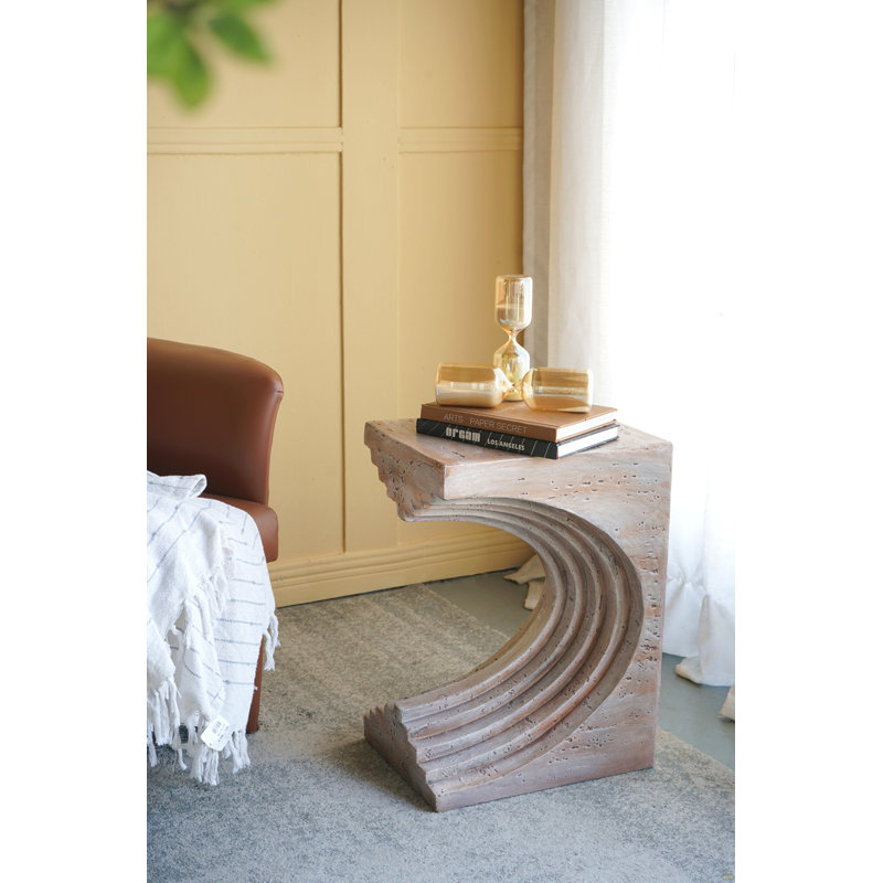 Modern Sculptural Arched Side Table