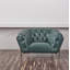 Fauteuil en cuir brun 40 EK8009 40-708409499