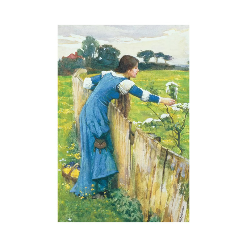 Spring by John William Waterhouse - Wrapped Canvas Gallery-Wrapped Canvas Giclée, 20.32 cm H x 30.48 cm W