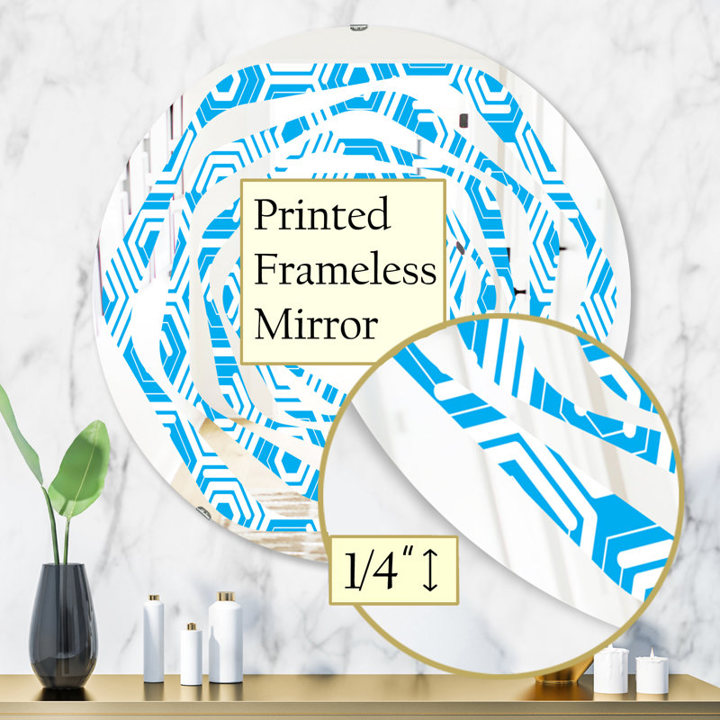 Miroir mural Whirl, H 31,5 po x l po