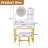 Makeup Vanity With LED Lights&3 Color And Power Outlet Makeup Vanity Table With 2 Big Drawers With Sturdy Metal Leg And Metal Chair Dressing Table For Bedroom Dressing Room-474858232
