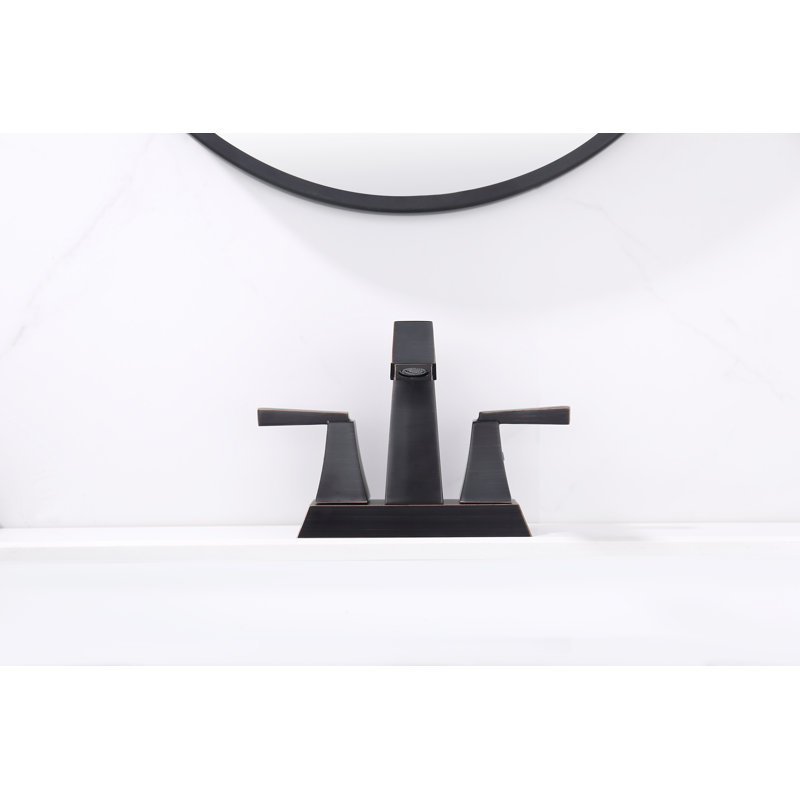 Robinet de lavabo vasque avec bonde escamotable, Bronze huilé